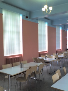 Vertical Blinds in Army Mess