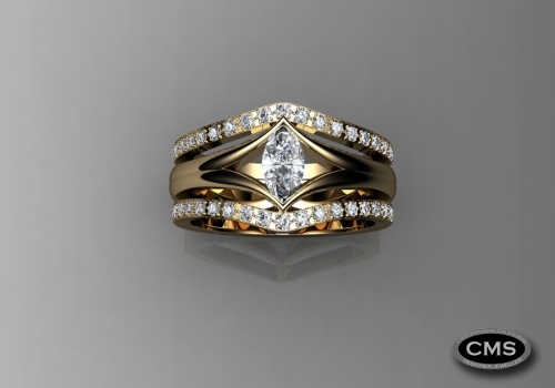 Marquise Diamond Ring