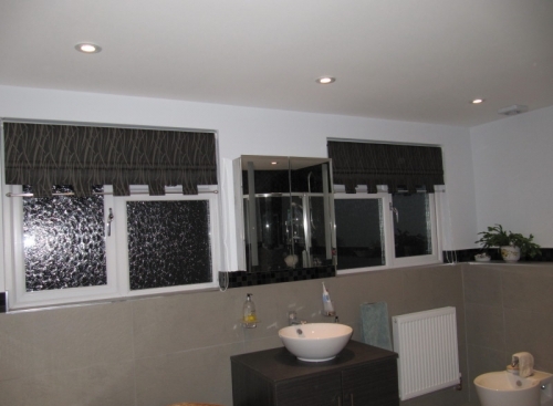 Made to measure bathroom blinds in Findon