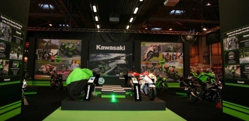 Kawasaki Exhibition Stand at the Motorcycle Live 2012