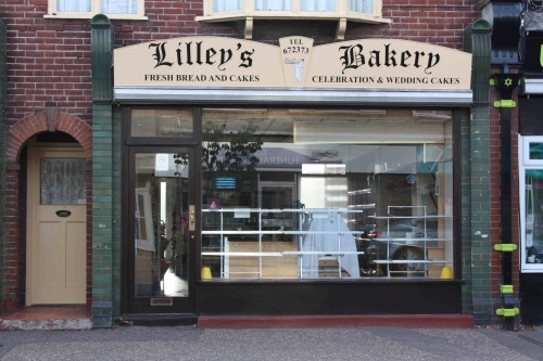 Cut Out Wooden Fascia Boards, Painted with Traditional Signwriting