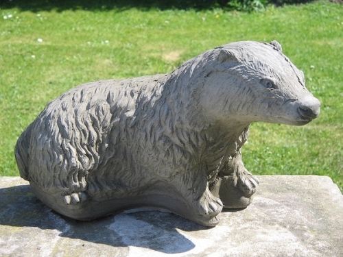 Badger Wildlife Garden Statue