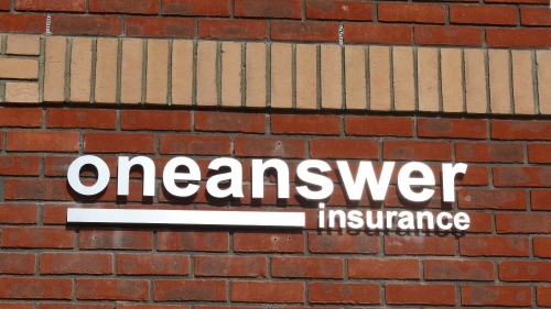 individually mounted letters, offer a clean modern look.