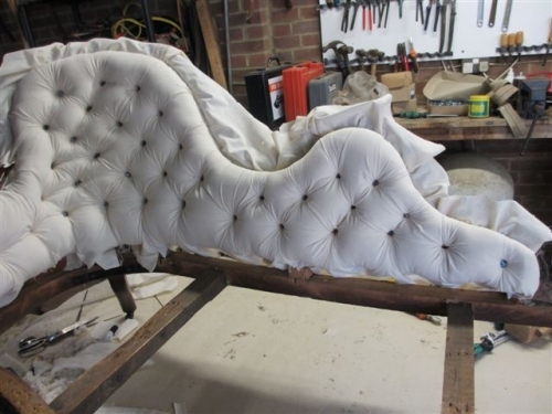Chaise longue - After buttoning