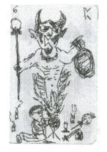 George Moonstone Runic Transformation card no 6 out of 50