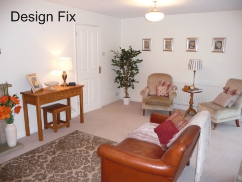 Home staging: room dressing and styling
