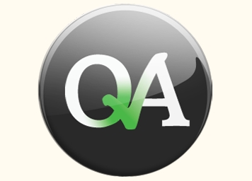 Qa White Background