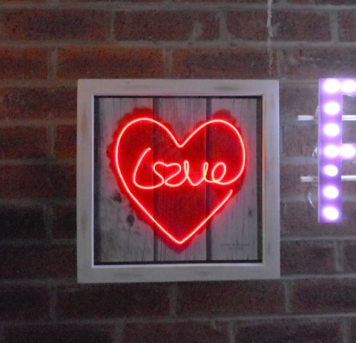 Love Neon Frame