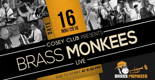 Brass Monkees LIVE at The Cosey Club