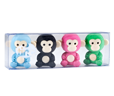 Monkey Eraser Collection