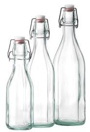 Costolata Roma Glass Bottles for oils, dressings, sauces, cordials, water and sloe gin