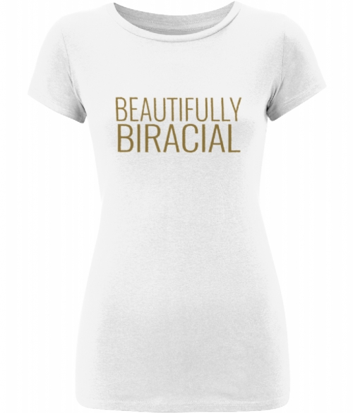 Beautifully Biracial Women's Slim-Fit Jersey T-Shirt