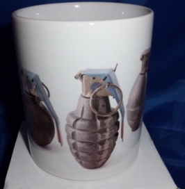 Grenade personalised mug