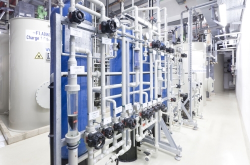 Industrial Ion Exchange system for wastewater recycling and re-use