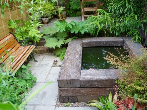 Railway Sleeper Pond