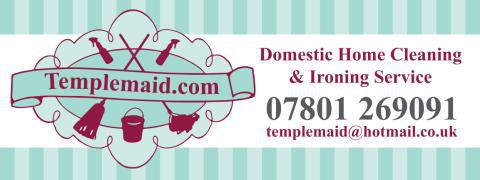 Temple Maid Reliable Cleaning and Ironing Services. Domestic and Commercial. 