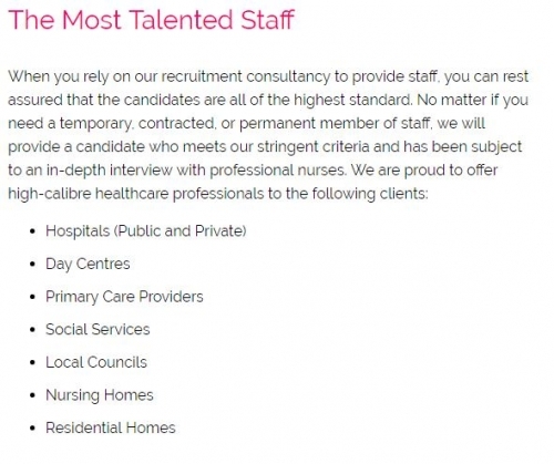 Recruitment Agency For Nurses In London