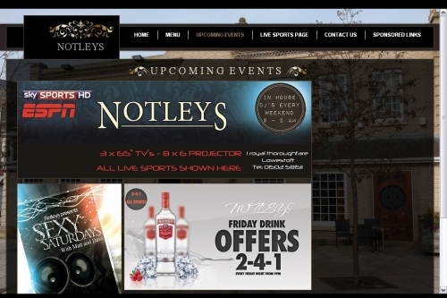 Notleys.net Lowestoft Designed and Marketed by Frontlineweb Lowestoft