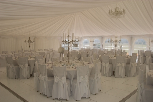 White Wedding Style Marquee