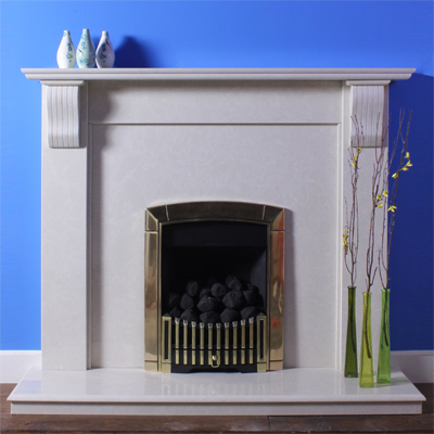 Shepton Corbel Marble Fireplace