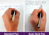Standard pen  Writers View V Our unique Swanneck Pen See how it can help you!