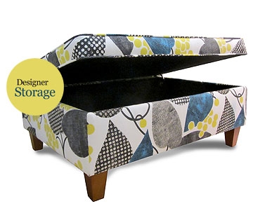 Designer Storage Footstool