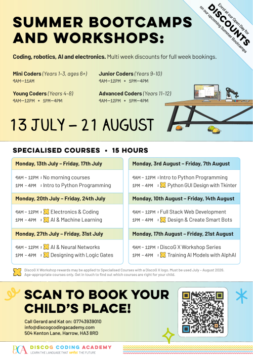 Summer and Holiday Bootcamps