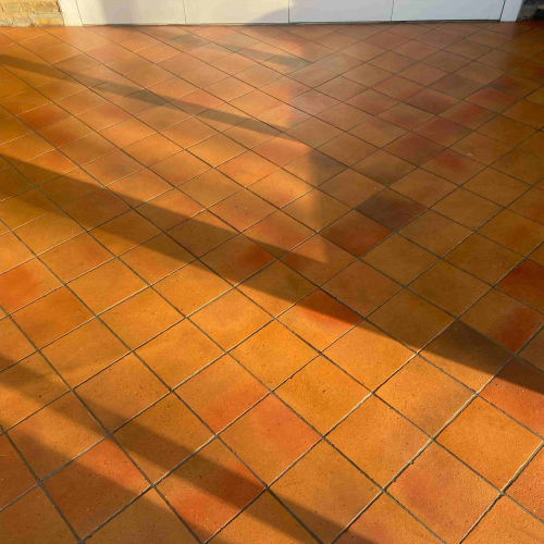 Terracotta Conservatory Floor After Sealing Herne Hill London Se24 5