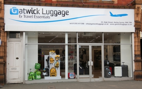 Gatwick Luggage Shop Front