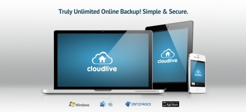 CloudLive - Unlimited cloud backup and storage!