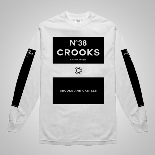 Block 38 Long Sleeve Tee from CROOKS AND CASTLES - more Crooks available online