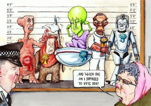 Usual Suspects Aliens Cameron Cartoon