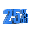  25% Off Service Worker Discount