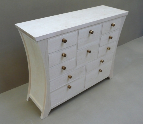 Bespoke Maple Chest Of Drawers