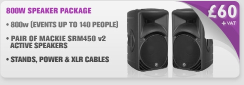800w Speaker Package
