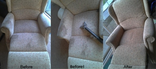 Upholstery cleaning at local care-home