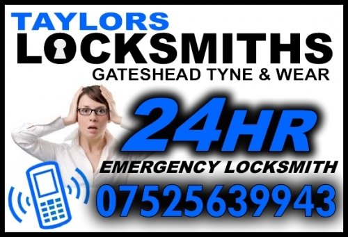 Emergency Locksmith in Gateshead, 24 Hours a day 360 days a year, call now!