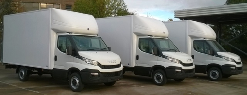 Tomasz with Team and van