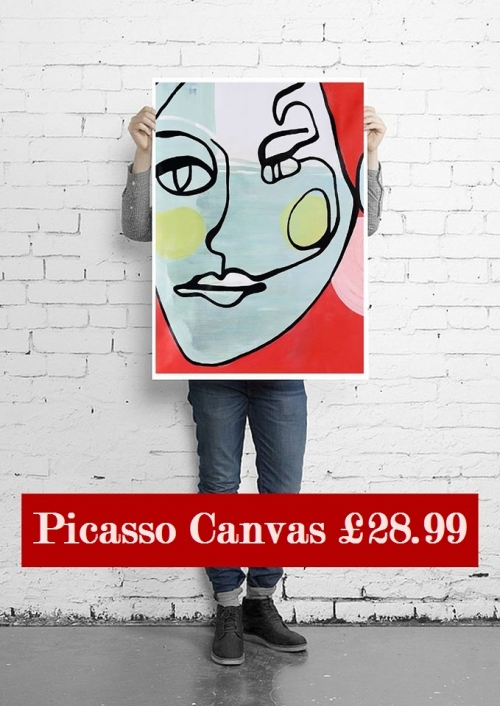 Picasso Lady Canvas Print