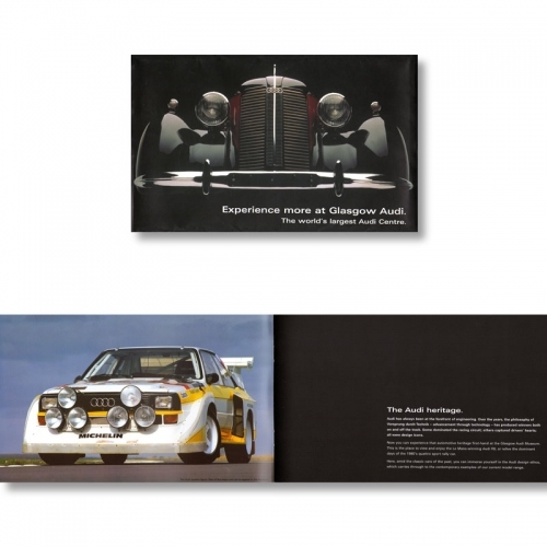 Glasgow Audi opening brochure